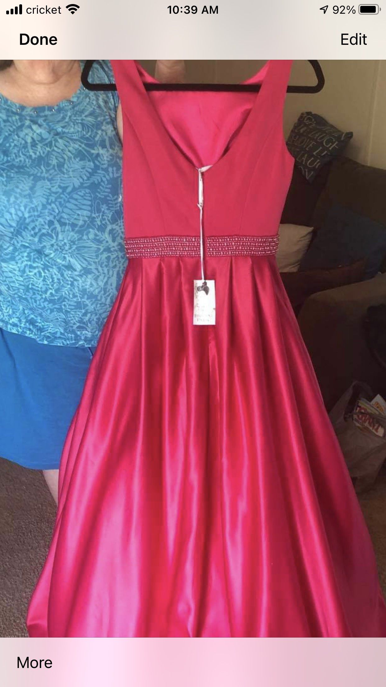 Girls Size 8 Pink Ball Gown on Queenly