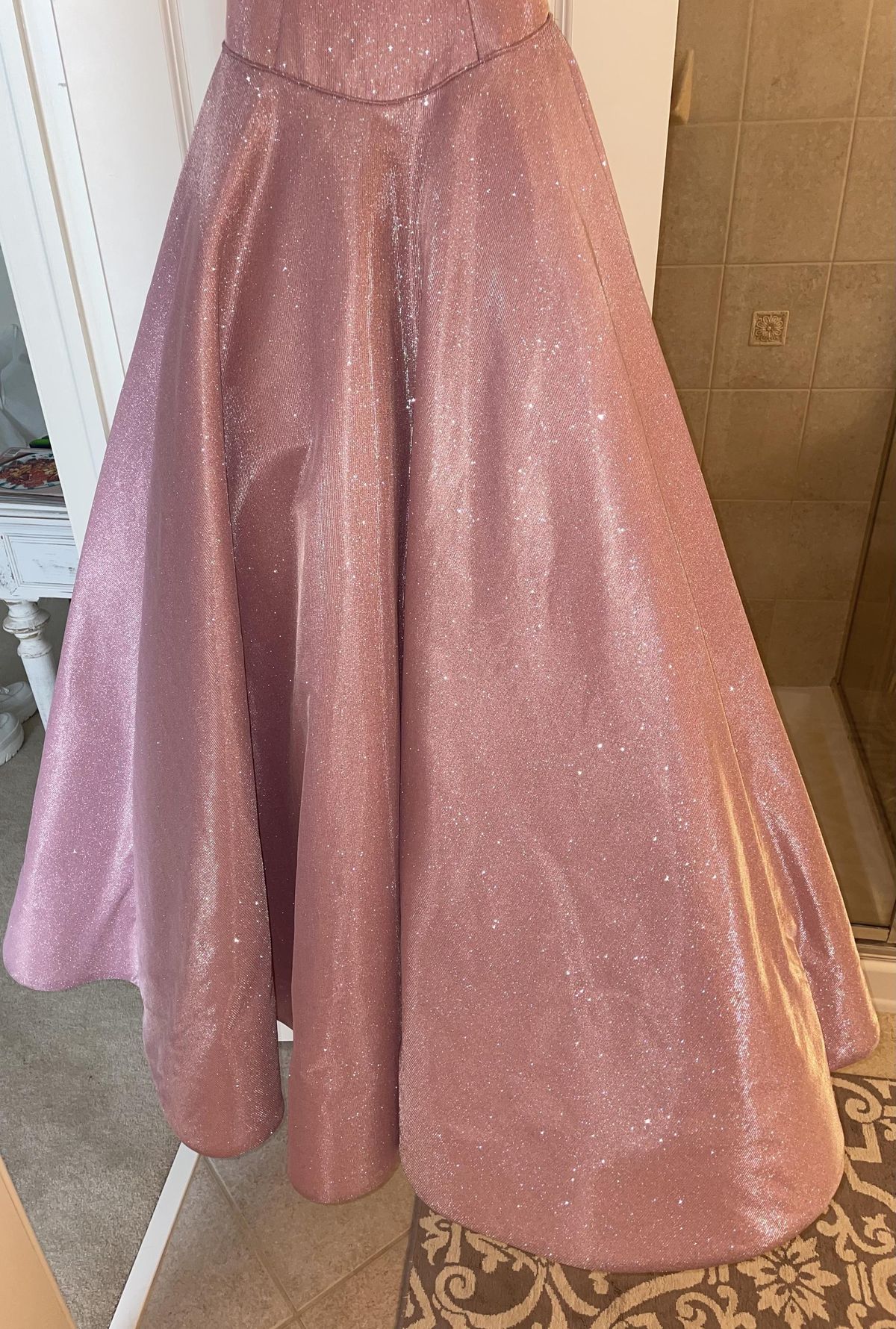 Tarik Ediz Size 0 Prom Pink Ball Gown on Queenly
