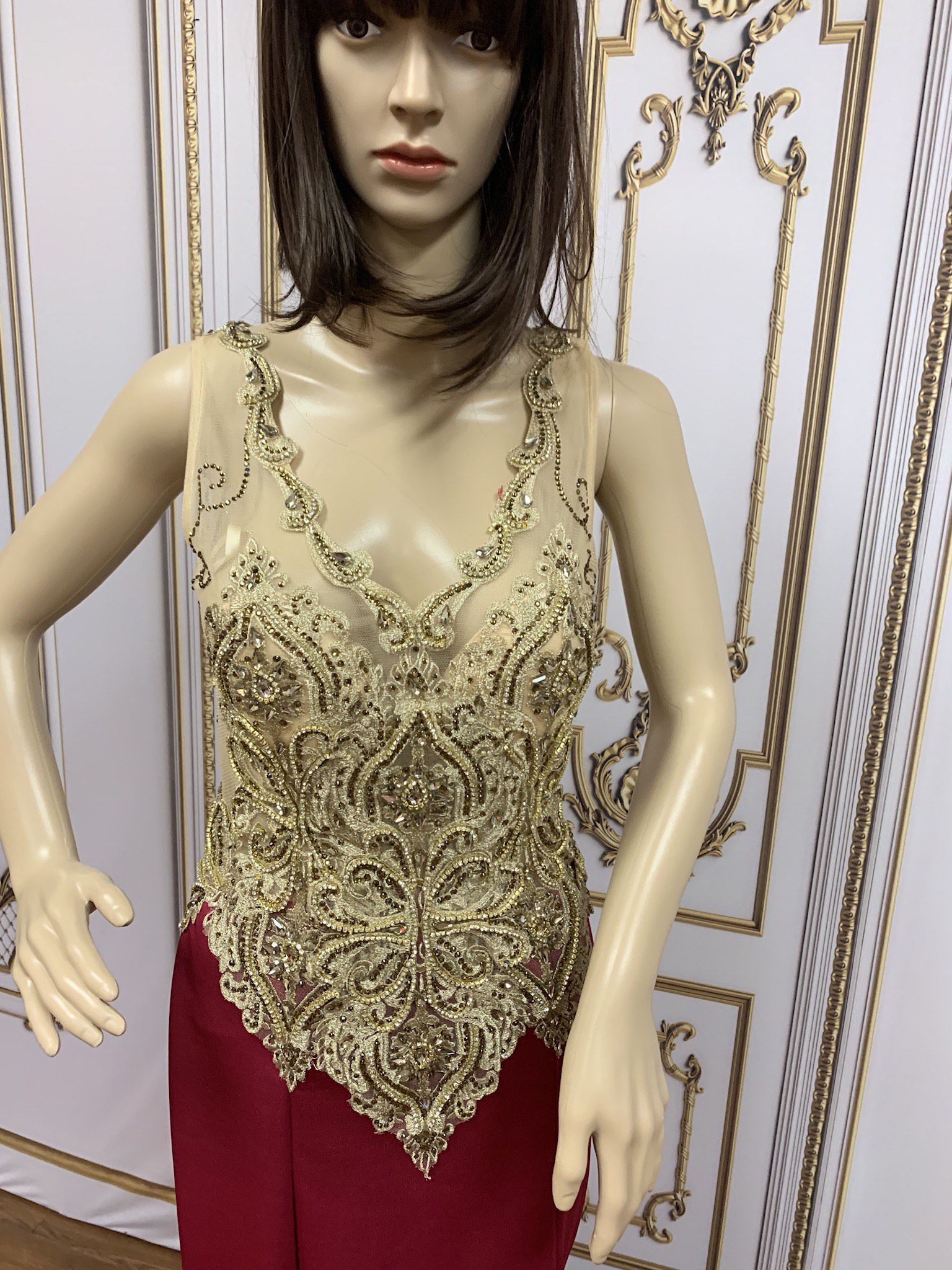 LarissaCoutureLV Size 4 Gold Mermaid Dress on Queenly