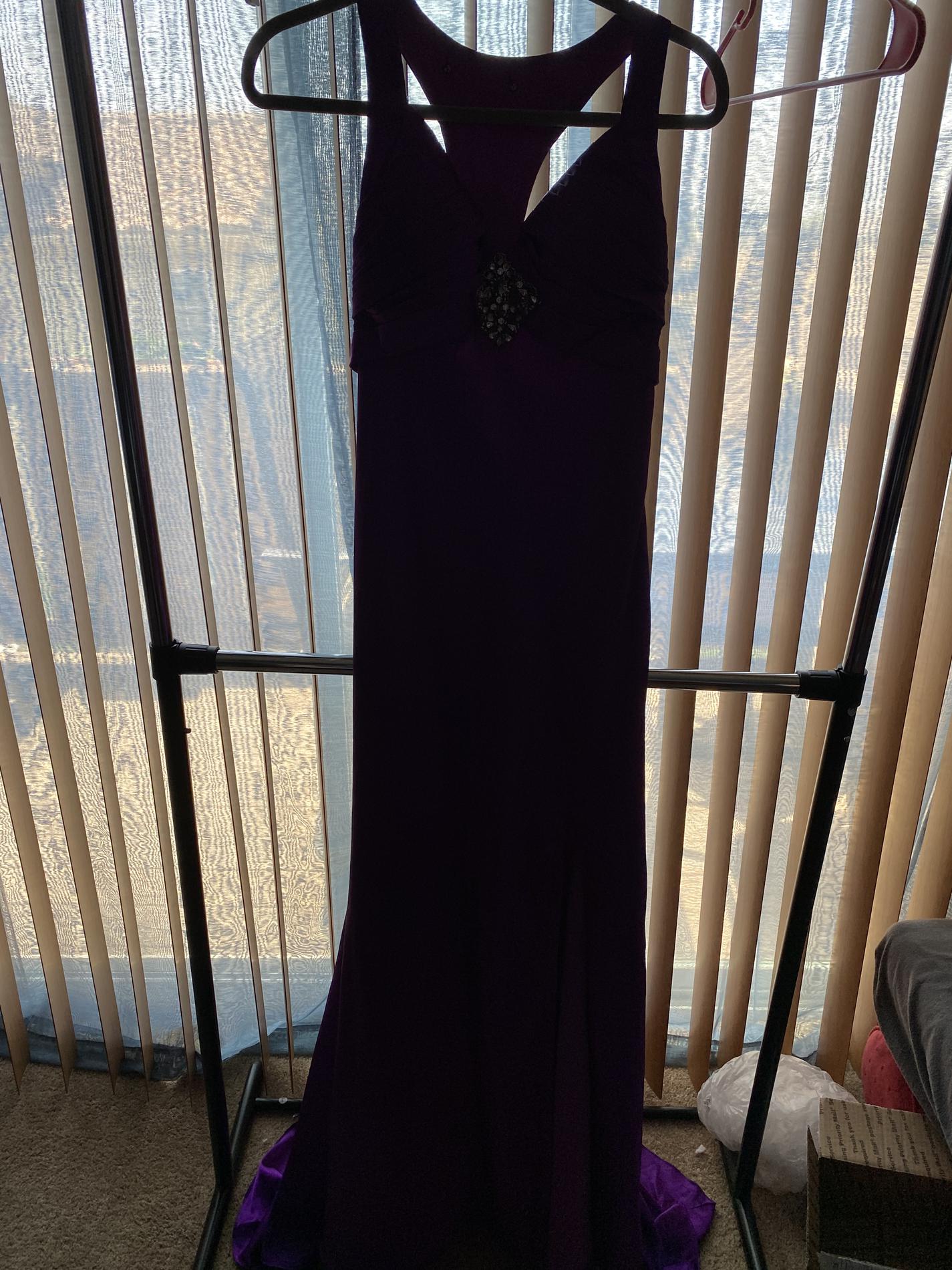 Flirt by Maggie Sottero Size 6 Purple Floor Length Maxi on Queenly