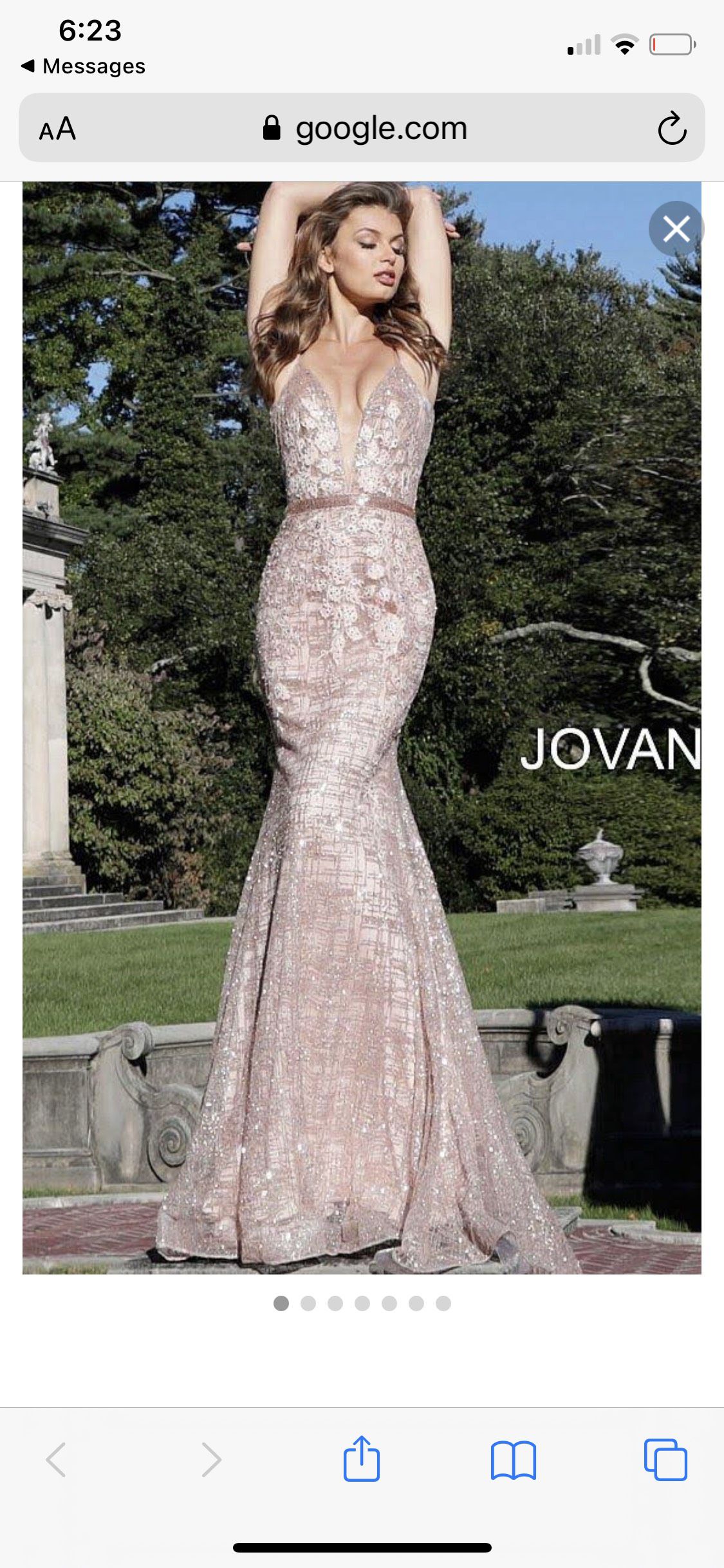 Jovani Size 0 Pageant Pink A-line Dress on Queenly