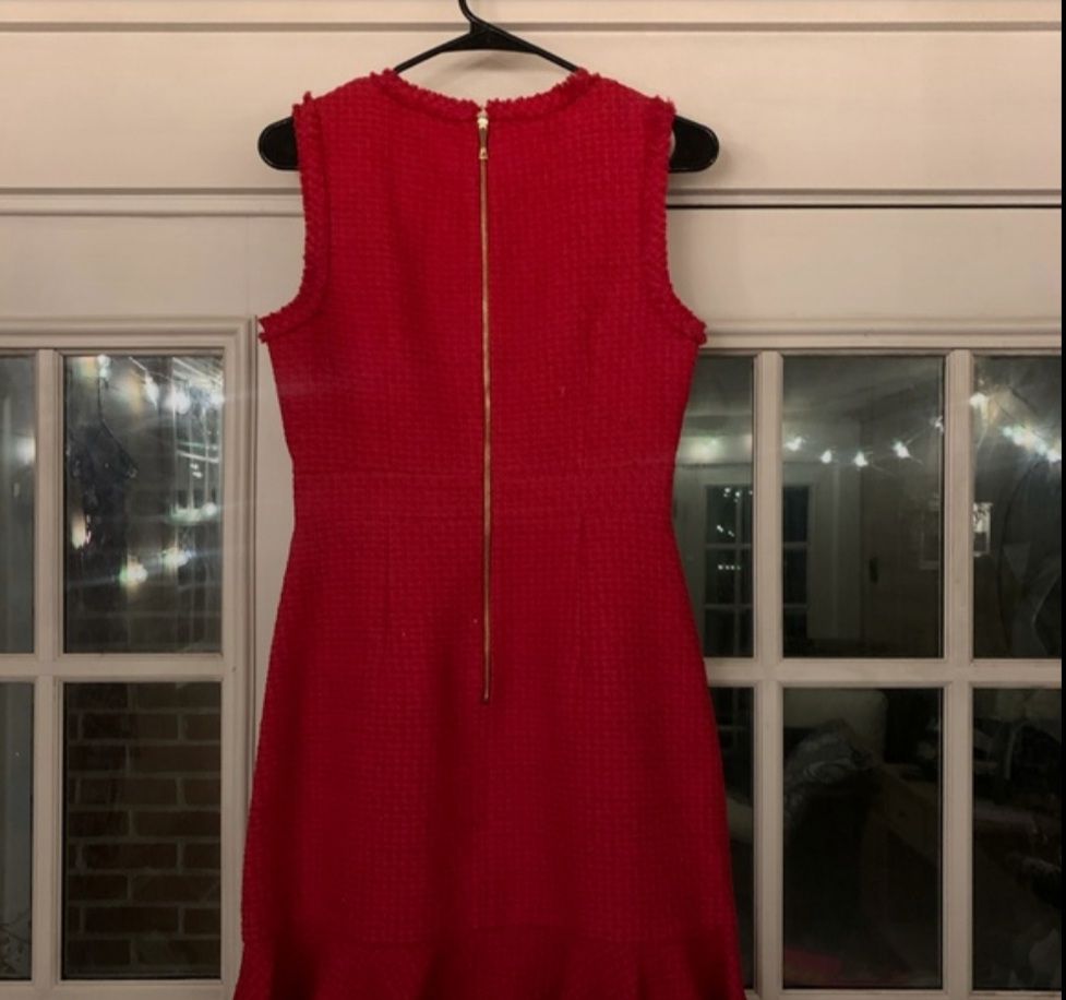 Kate Spade  Red Size 4 Holiday Cocktail Dress on Queenly