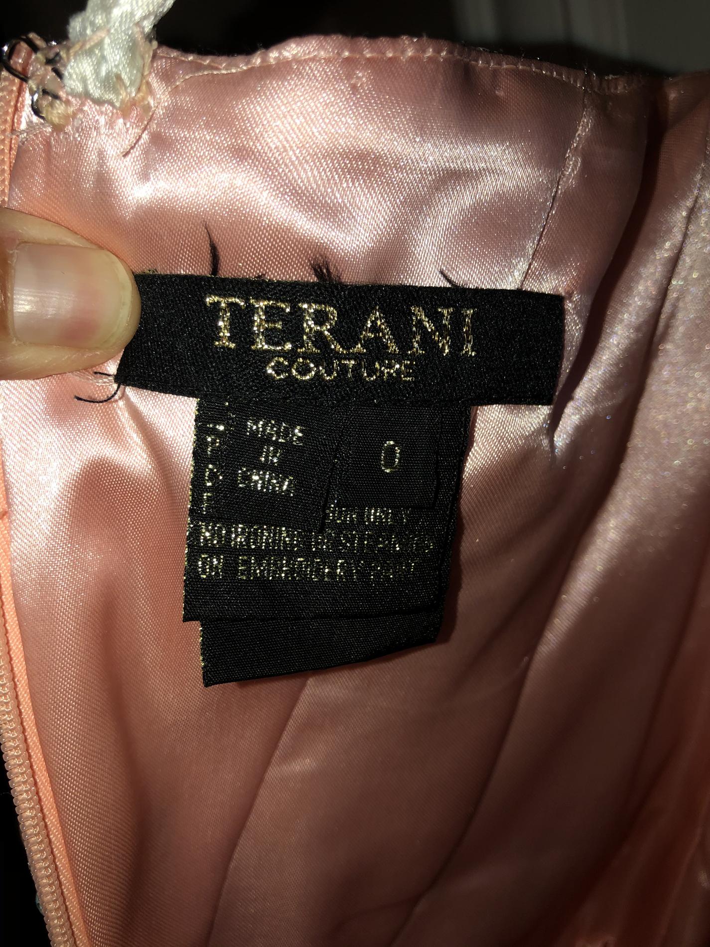 Terani Couture Size 0 Pink Cocktail Dress on Queenly
