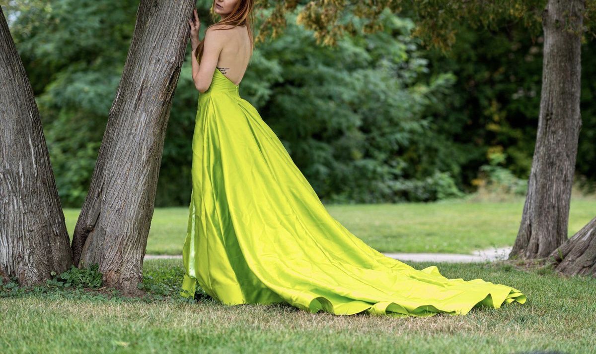 Jovani Size 2 Prom Lime Green Ball Gown on Queenly