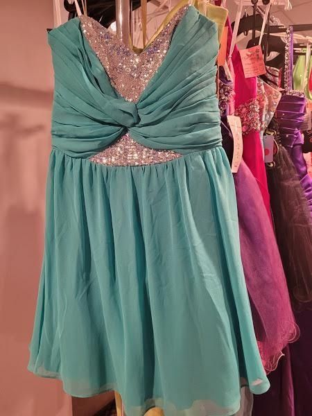 Style 10674867 Josh Prom Size 12 Blue Cocktail Dress on Queenly