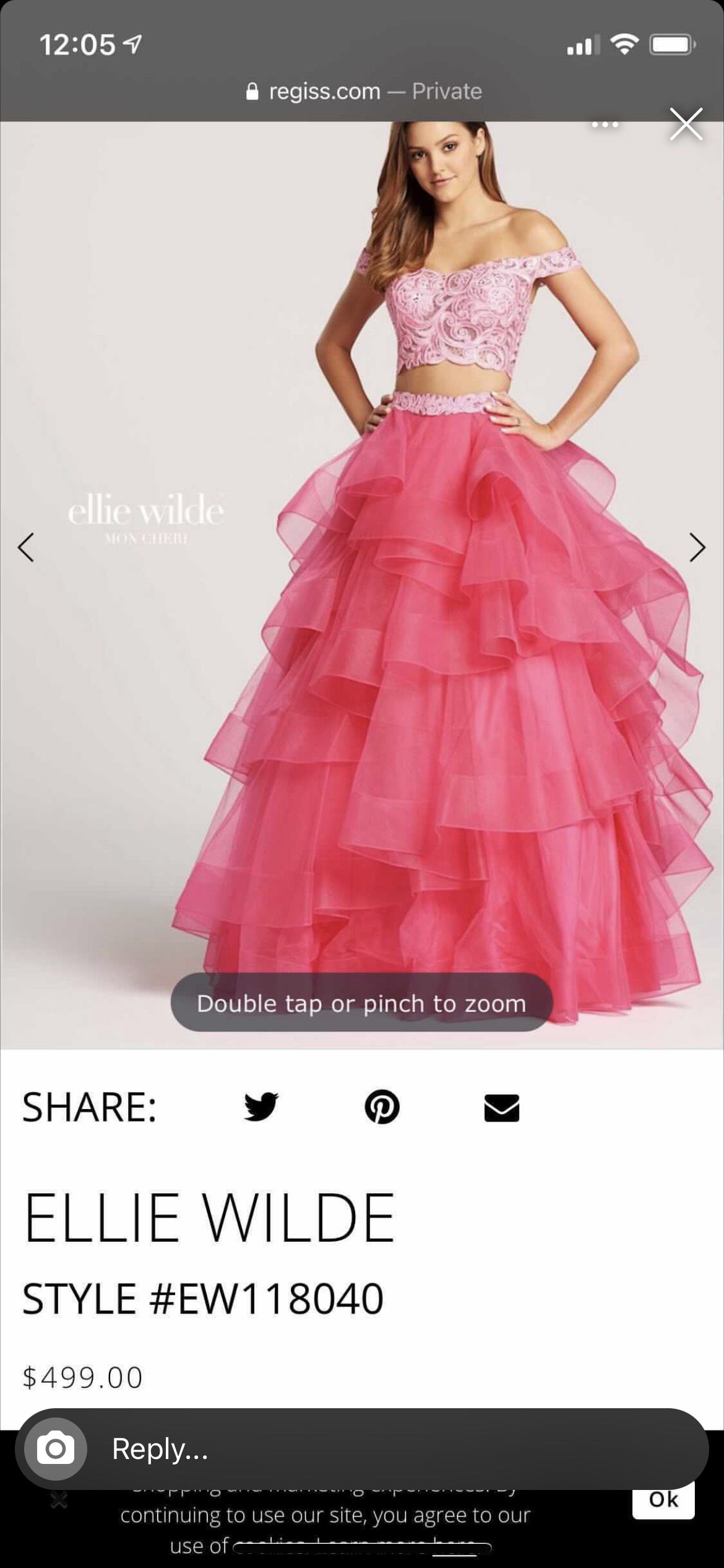 Ellie Wilde Size 2 Pink Ball Gown on Queenly