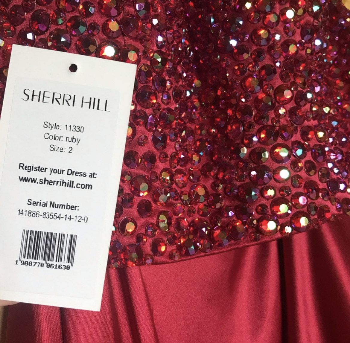 Sherri Hill Red Size 2 Prom A-line Dress on Queenly