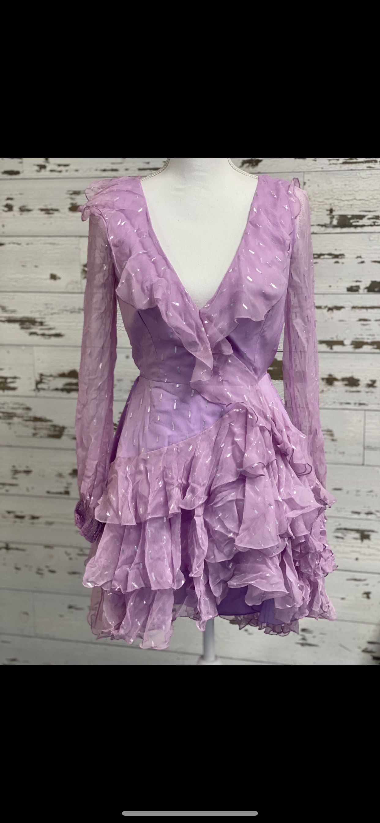 Sherri Hill Size 6 Purple Cocktail Dress on Queenly