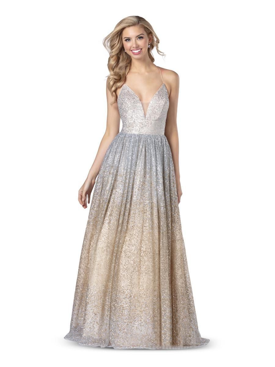 Style 5802 Blush Prom Size 8 Prom Silver Ball Gown on Queenly