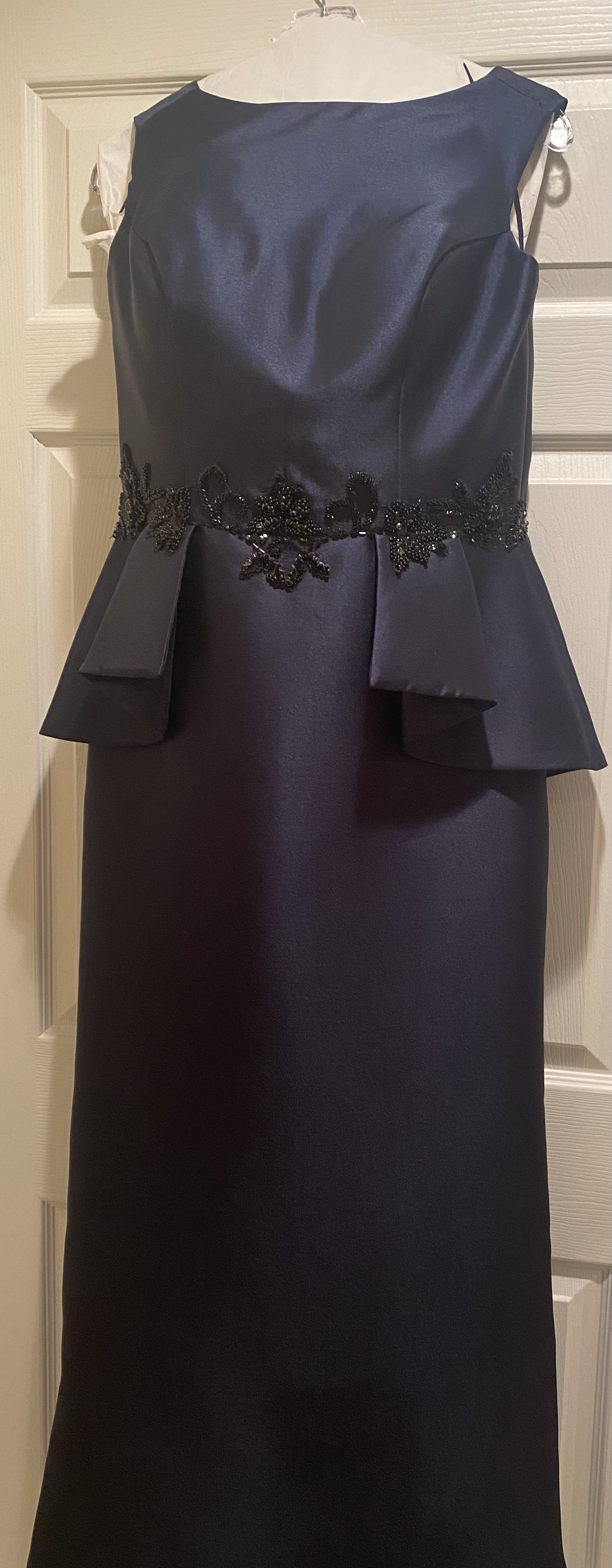 Bijou Size 10 Navy Blue Ball Gown on Queenly