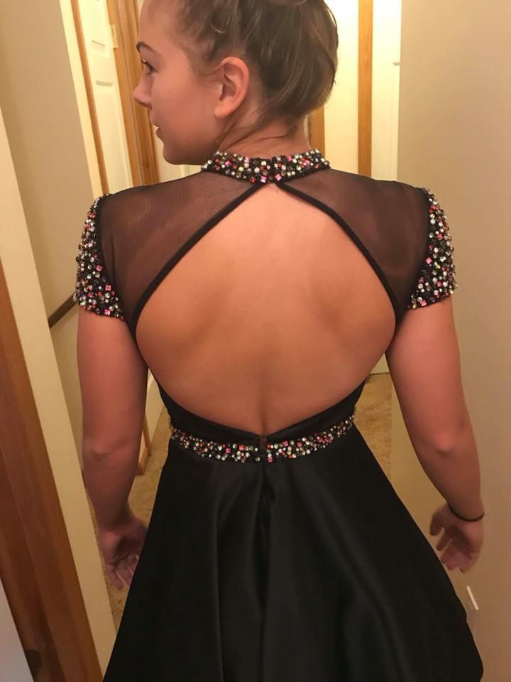 Rachel Allan Size 4 Black Cocktail Dress on Queenly