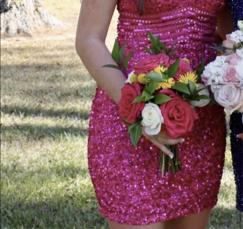 Rachel Allan Size 4 Pink Cocktail Dress on Queenly
