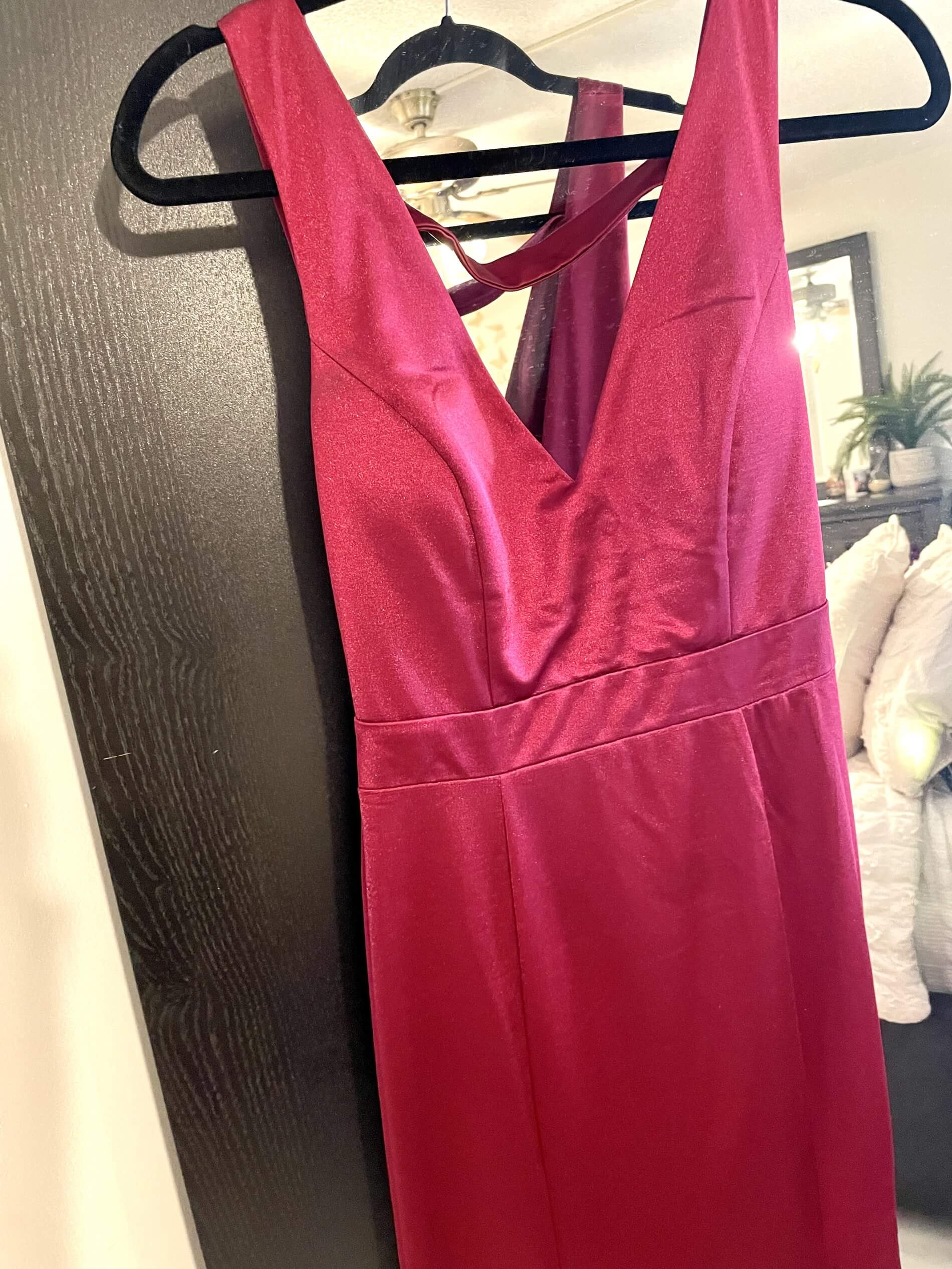 Size 2 Red Dress With Train on Queenly