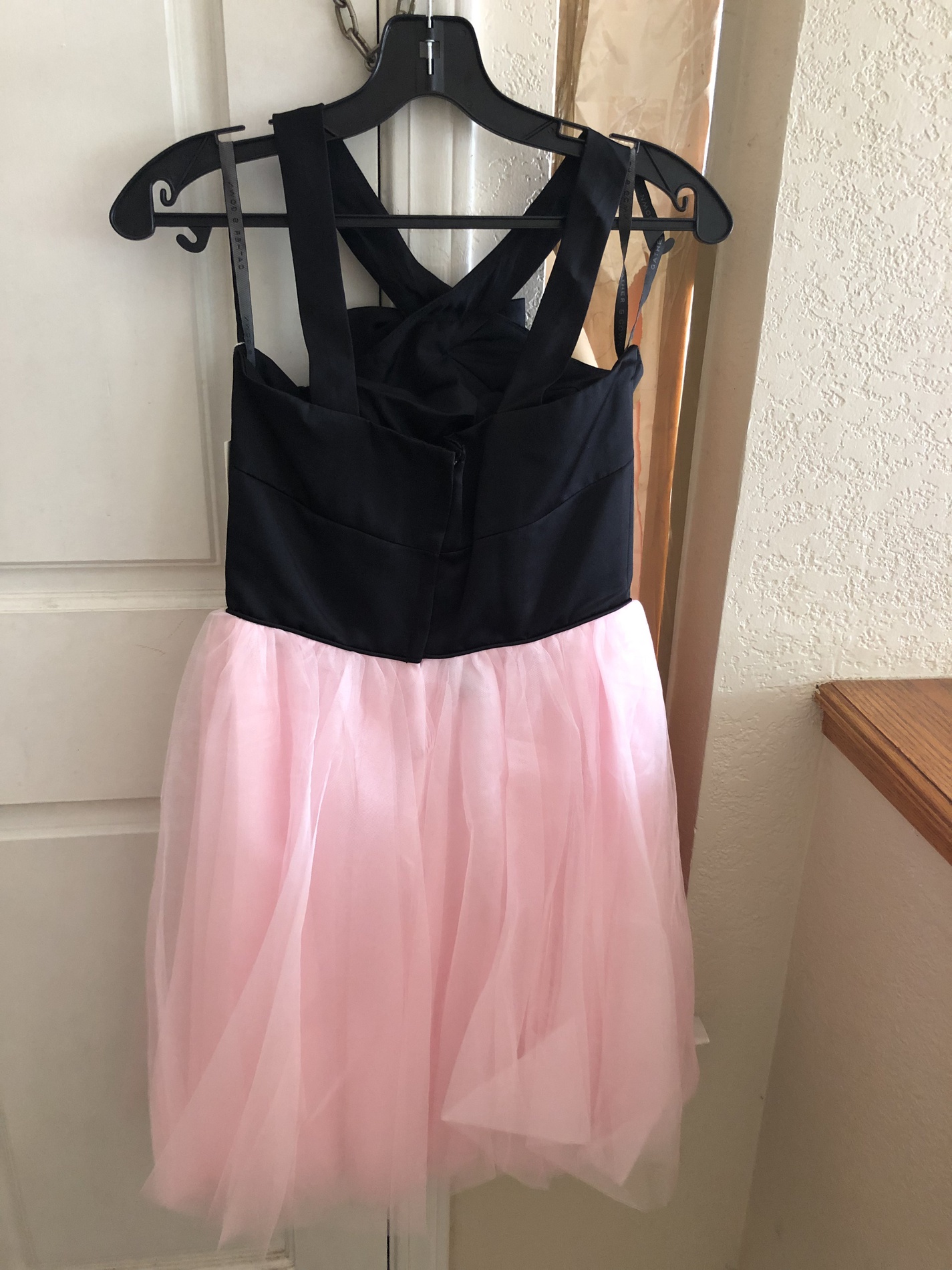 Gather & Gown Size 4 Halter Pink A-line Dress on Queenly