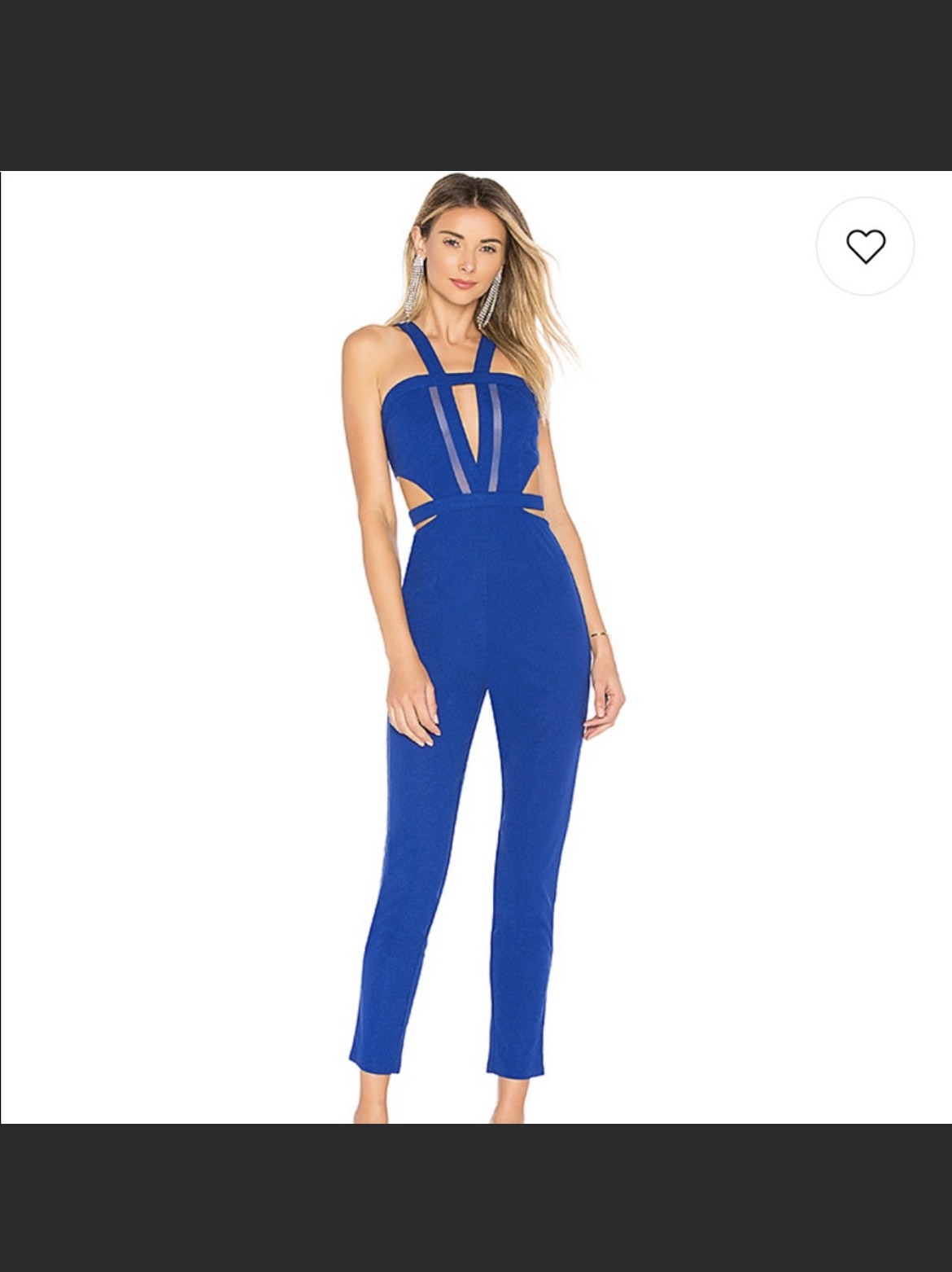 Revolve By the Way Size 4 Blue Formal Jumpsuit on Queenly