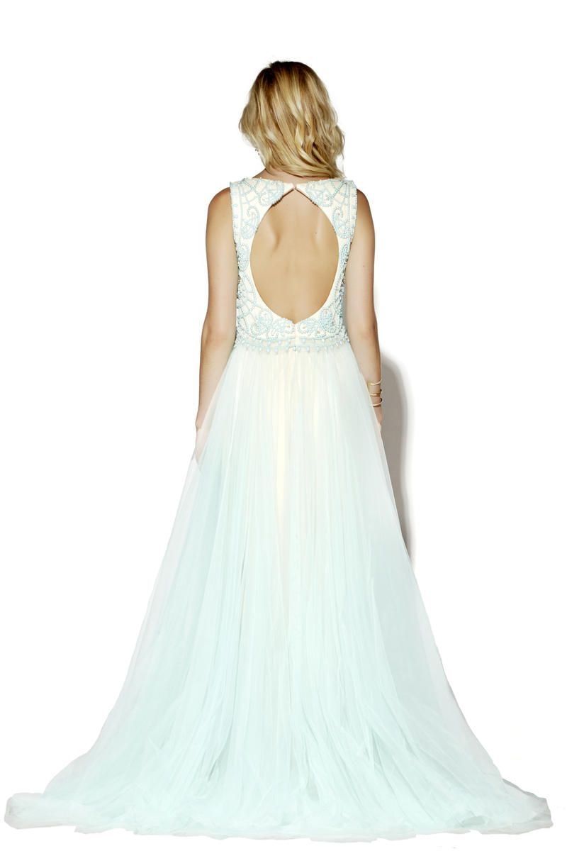 Style 16077 Jolene Size 14 Prom Light Blue A-line Dress on Queenly