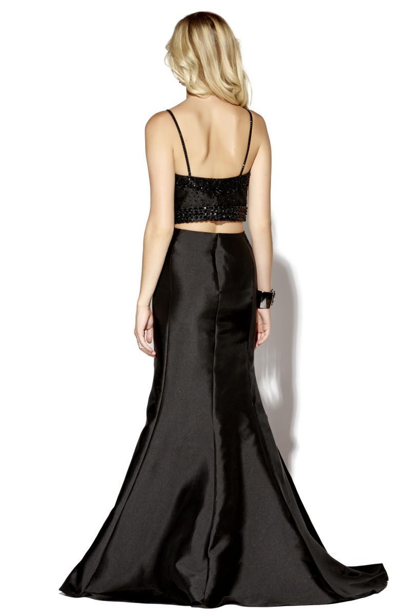 Style 16170 Jolene Size 8 Prom Black Mermaid Dress on Queenly
