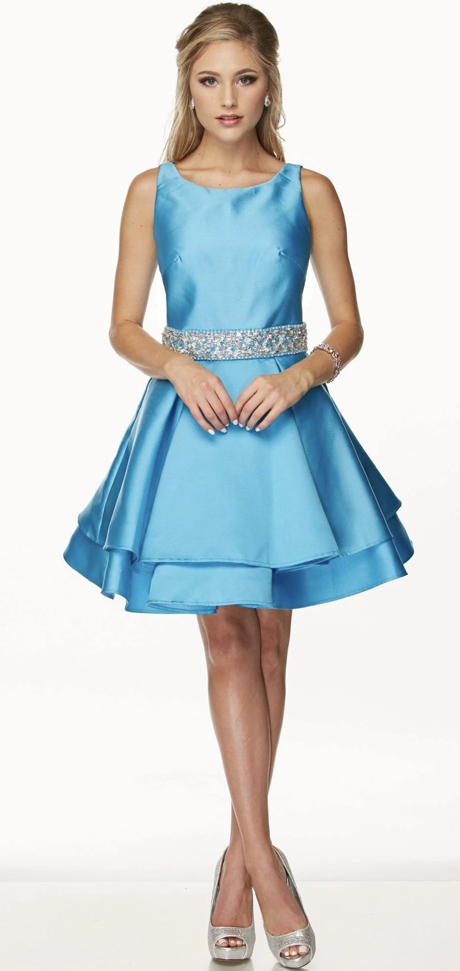 Size 6 Turquoise Blue Cocktail Dress on Queenly