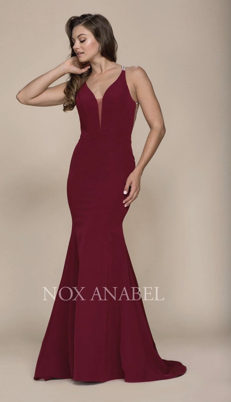 Size 2 Burgundy Red Floor Length Maxi on Queenly