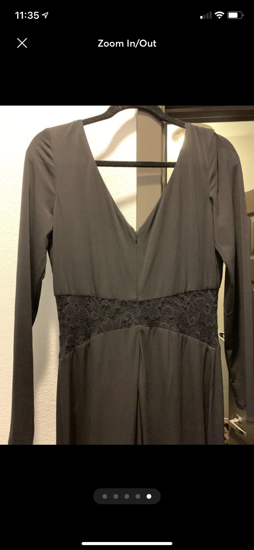 Badgley Mischka Size 10 Black Mermaid Dress on Queenly