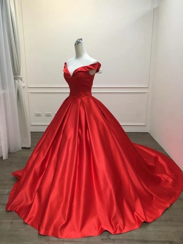 Vinca Sunny Red Size 16 Plus Size Prom Ball gown on Queenly