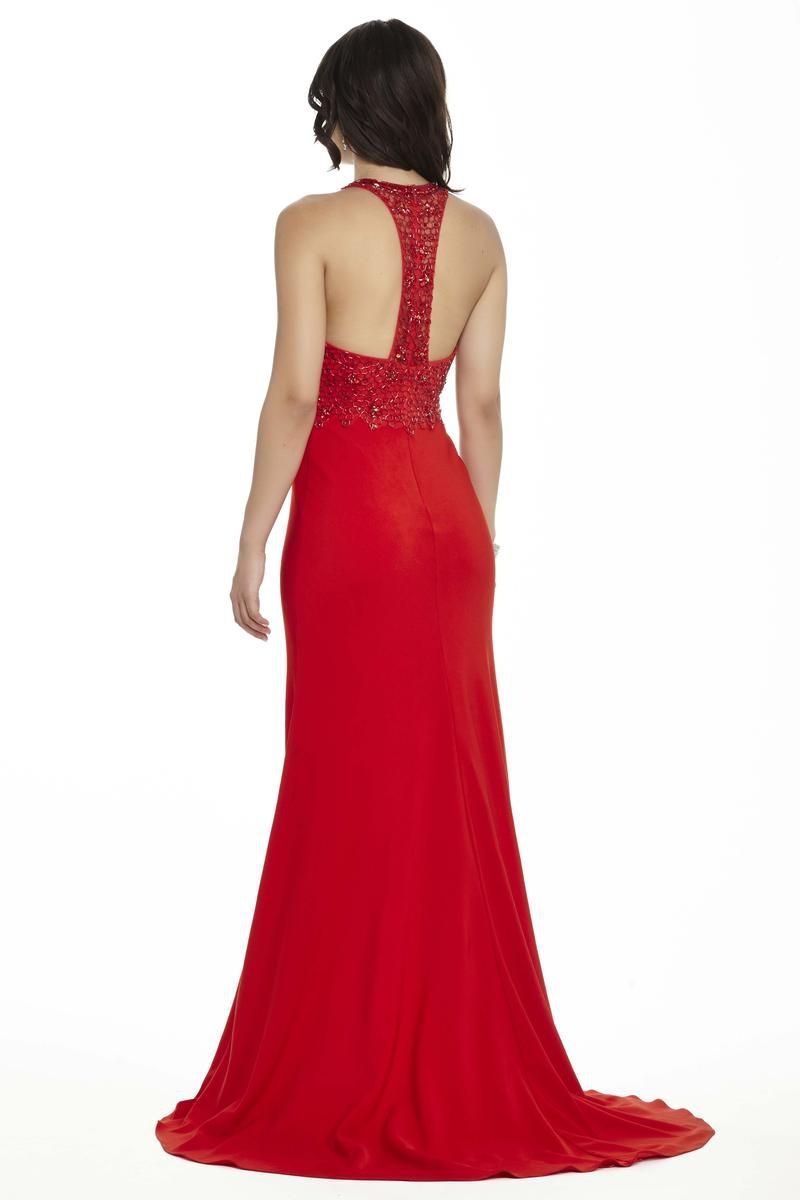 Style 17139 Jolene Size 4 Prom Red Mermaid Dress on Queenly