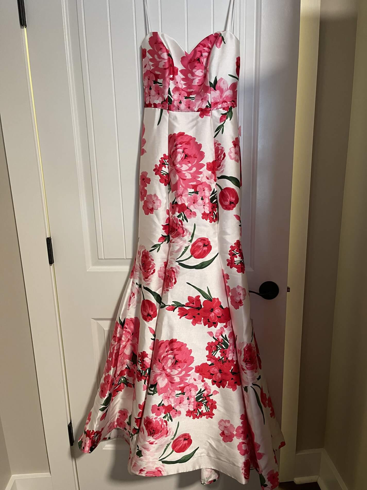 B Smart Size 0 Strapless Floral Multicolor Mermaid Dress on Queenly