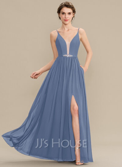 Size 0 Bridesmaid Blue Side Slit Dress on Queenly