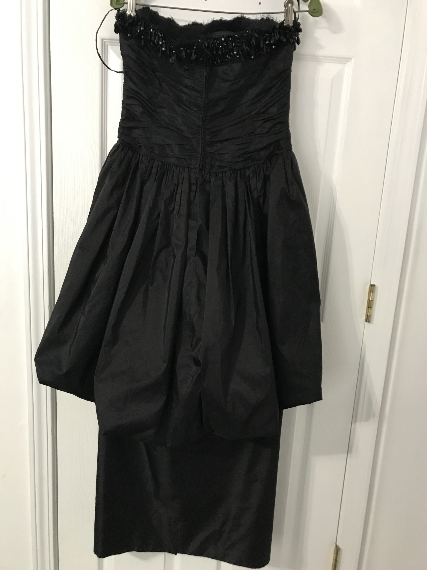 Alfred Bosand Size 8 Lace Black Floor Length Maxi on Queenly