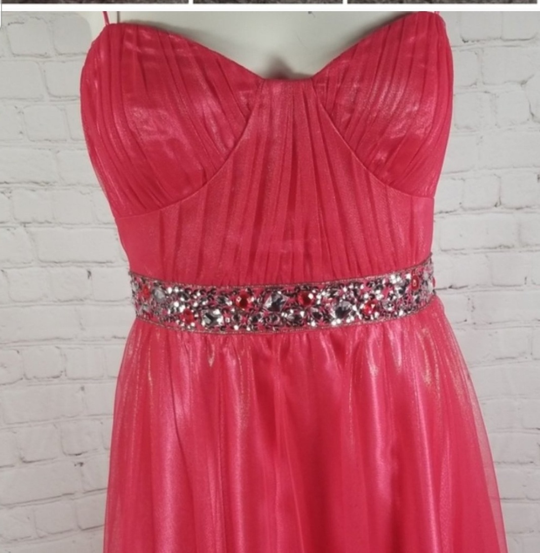 Reign On Size 2 Bridesmaid Satin Hot Pink A-line Dress on Queenly