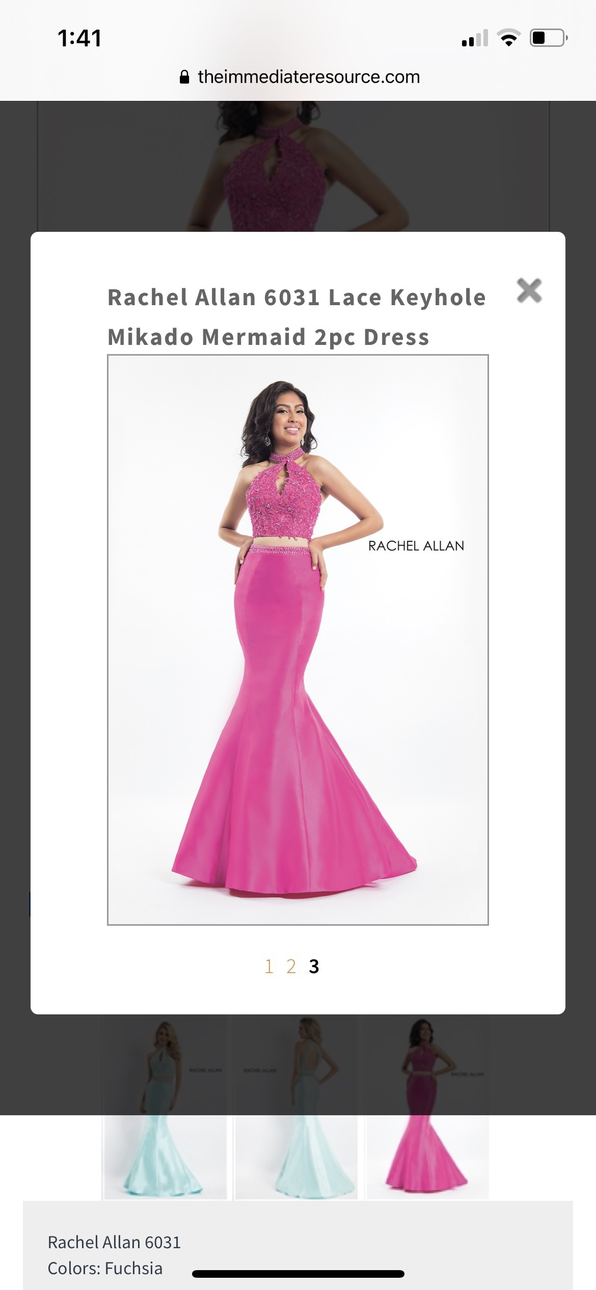 Rachel Allan Size 12 Pageant Halter Hot Pink Mermaid Dress on Queenly