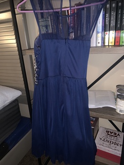 B. Smart Plus Size 16 Homecoming Blue A-line Dress on Queenly