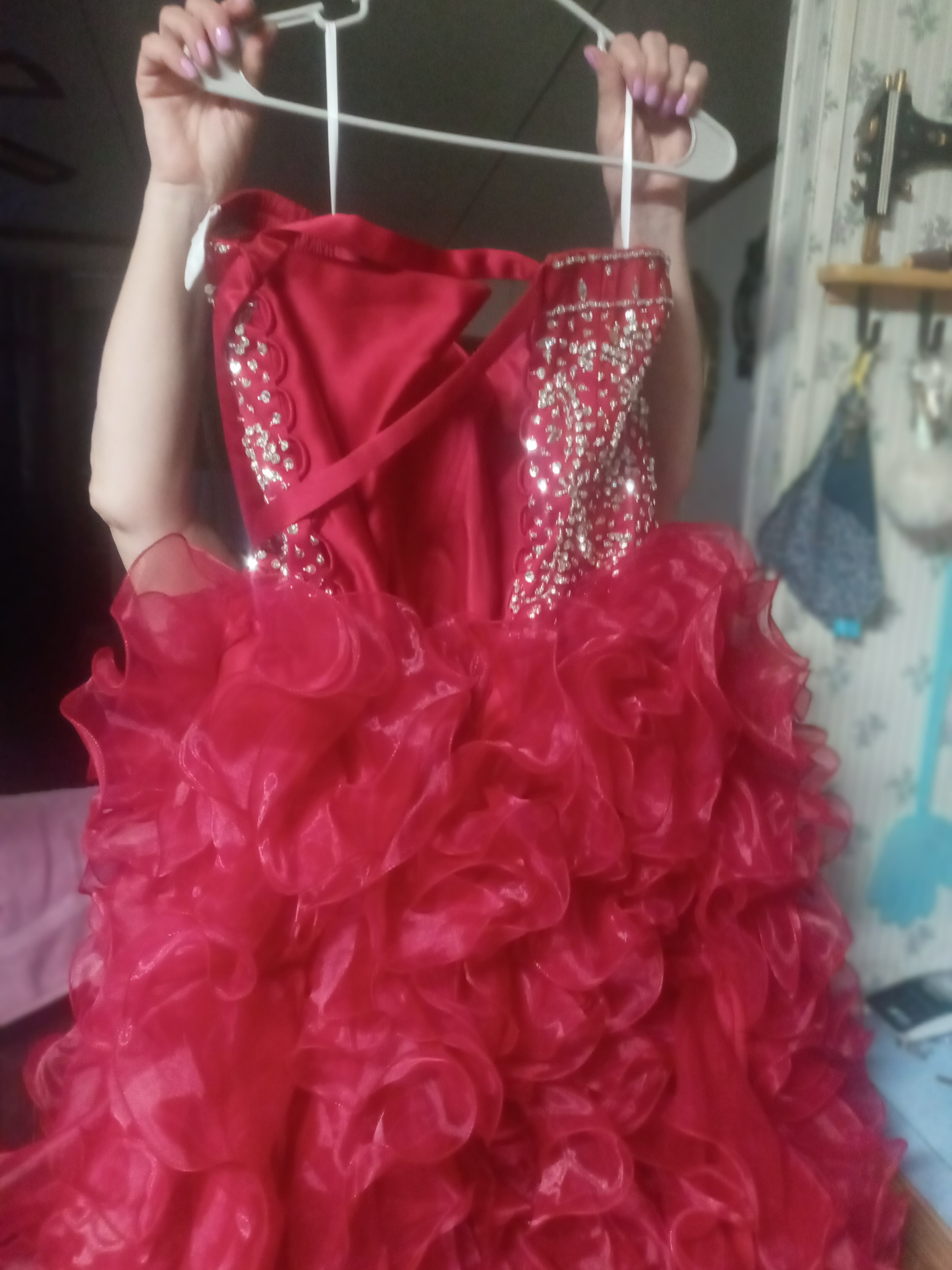 Jovani Size 6 Prom Red Ball Gown on Queenly