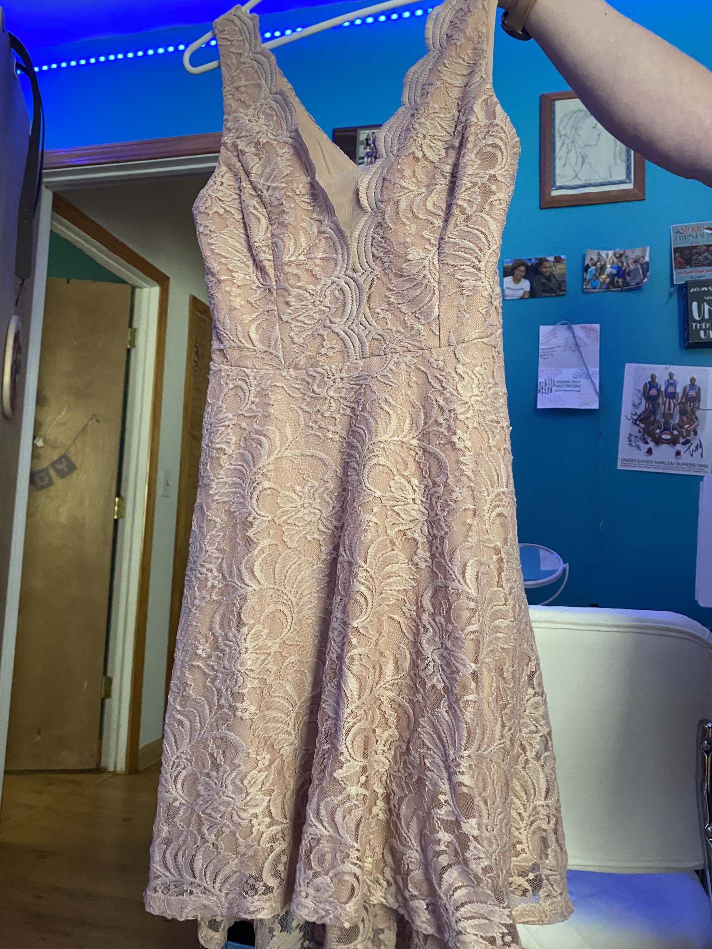Size 12 Pink Cocktail Dress on Queenly