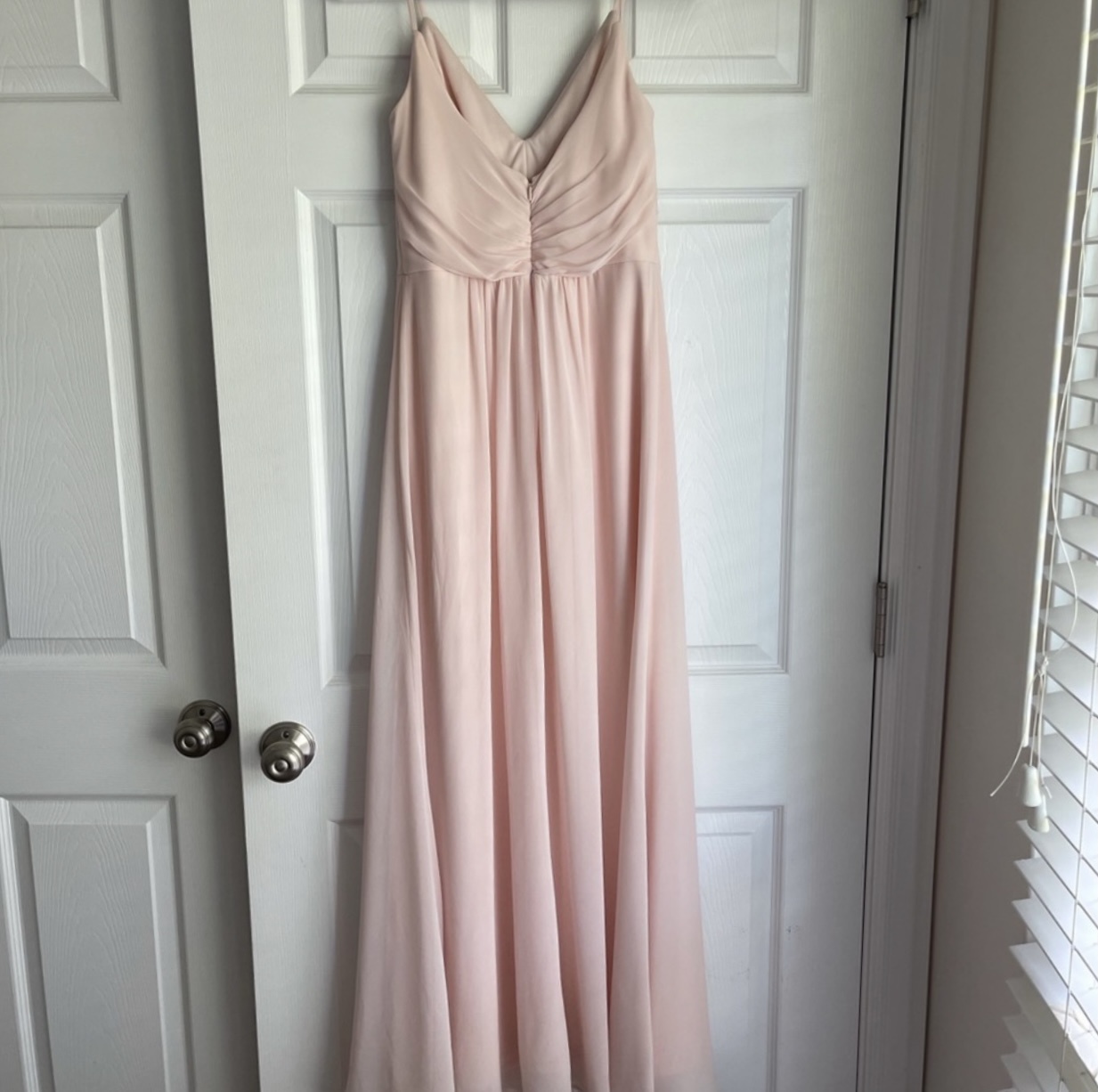 Style #7034 Bill Levkoff Size 4 Pink A-line Dress on Queenly