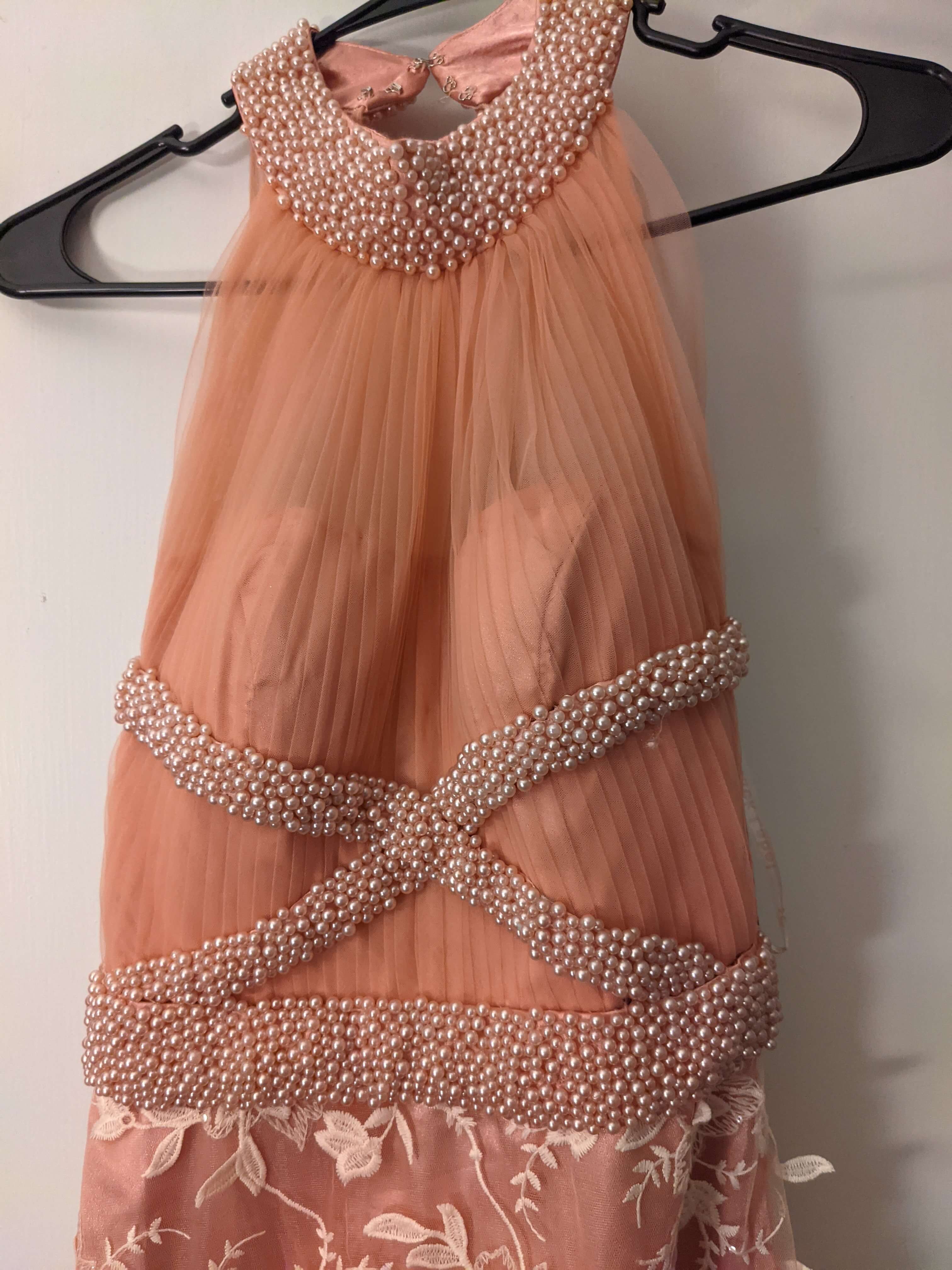 Black Label Couture Size 2 Satin Light Pink Ball Gown on Queenly