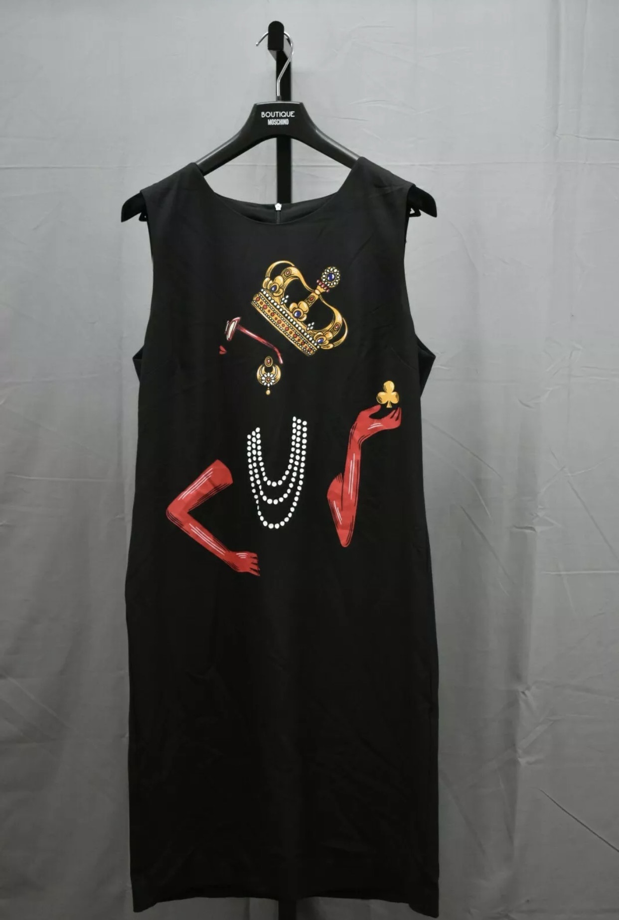 Moschino Size 14 Black Floor Length Maxi on Queenly