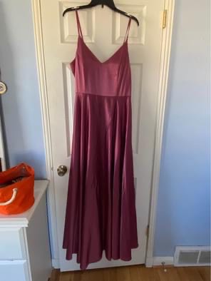 Windsor Plus Size 16 Prom Pink Floor Length Maxi on Queenly