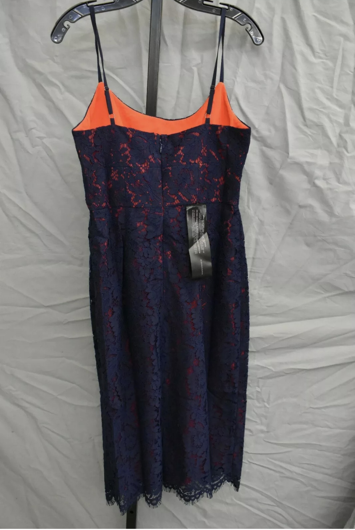 BCBGMaxAzria Blue Size 8 Side Slit Tall Height Fitted Straight Dress on Queenly