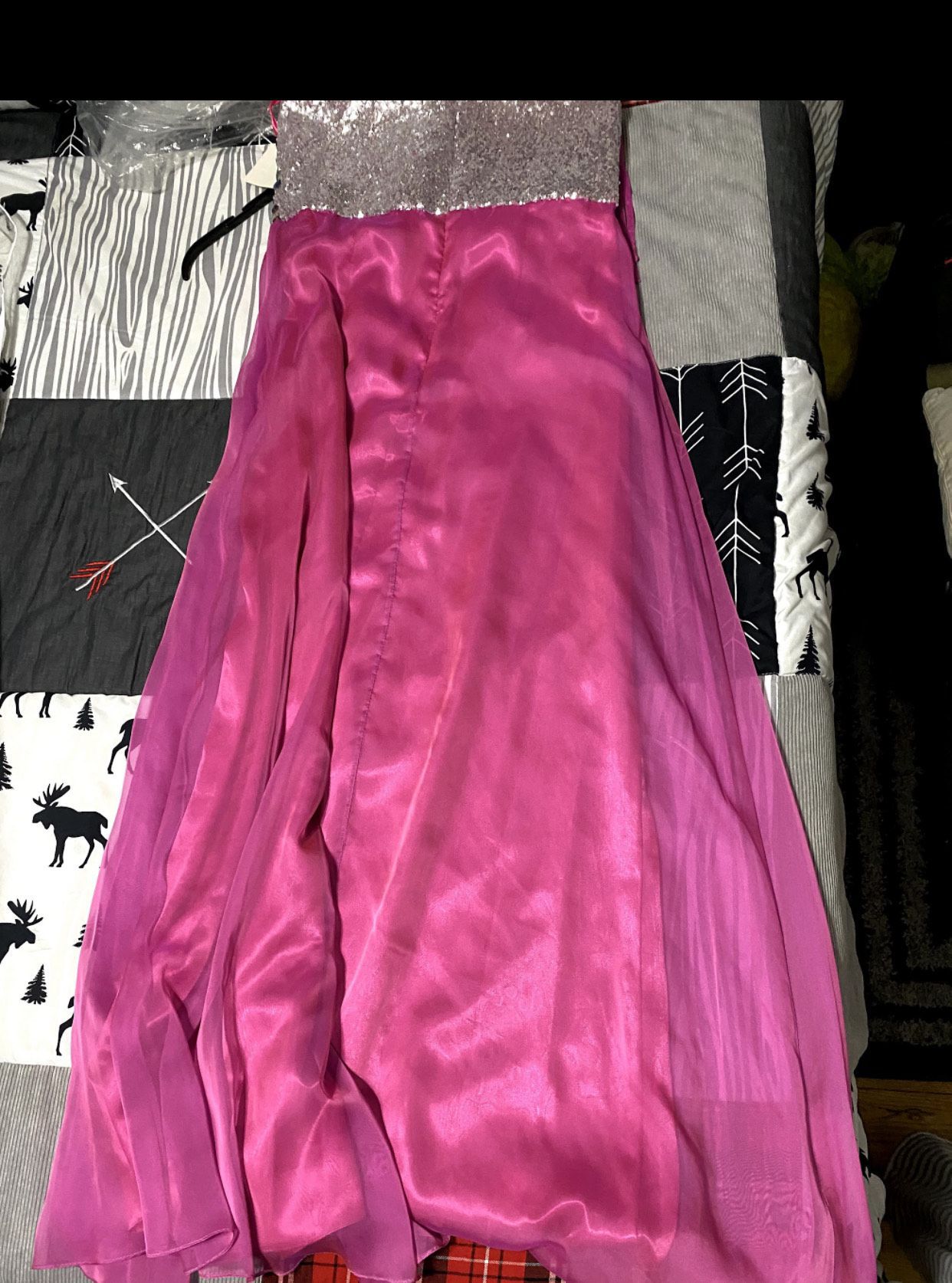 Plus Size 18 Pink A-line Dress on Queenly