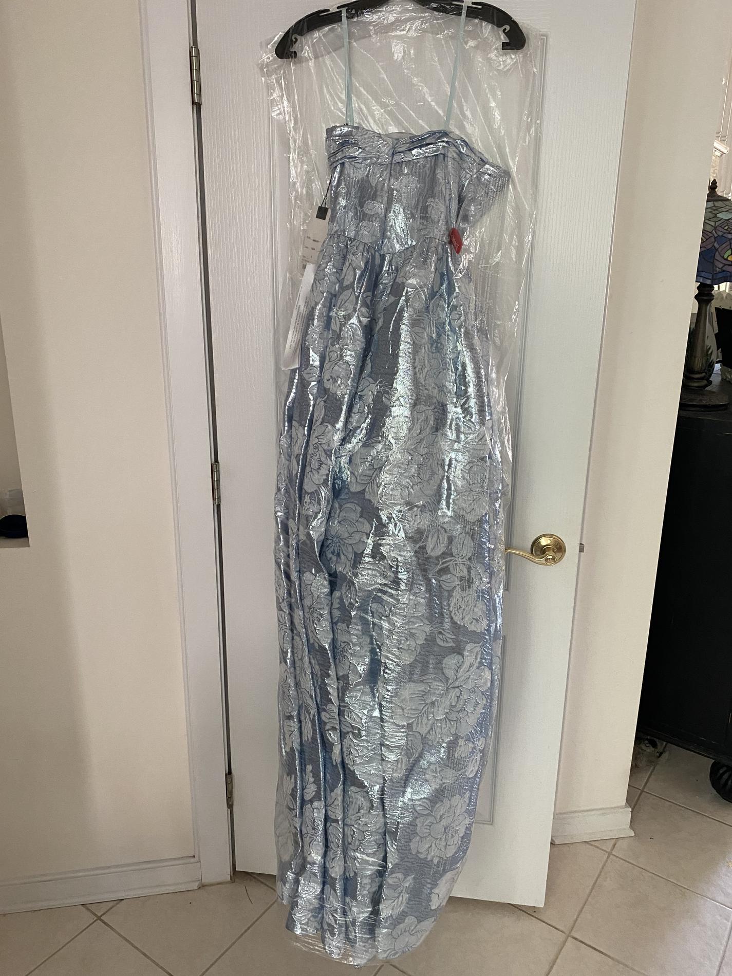 Mac Duggal Size 0 Blue Ball Gown on Queenly