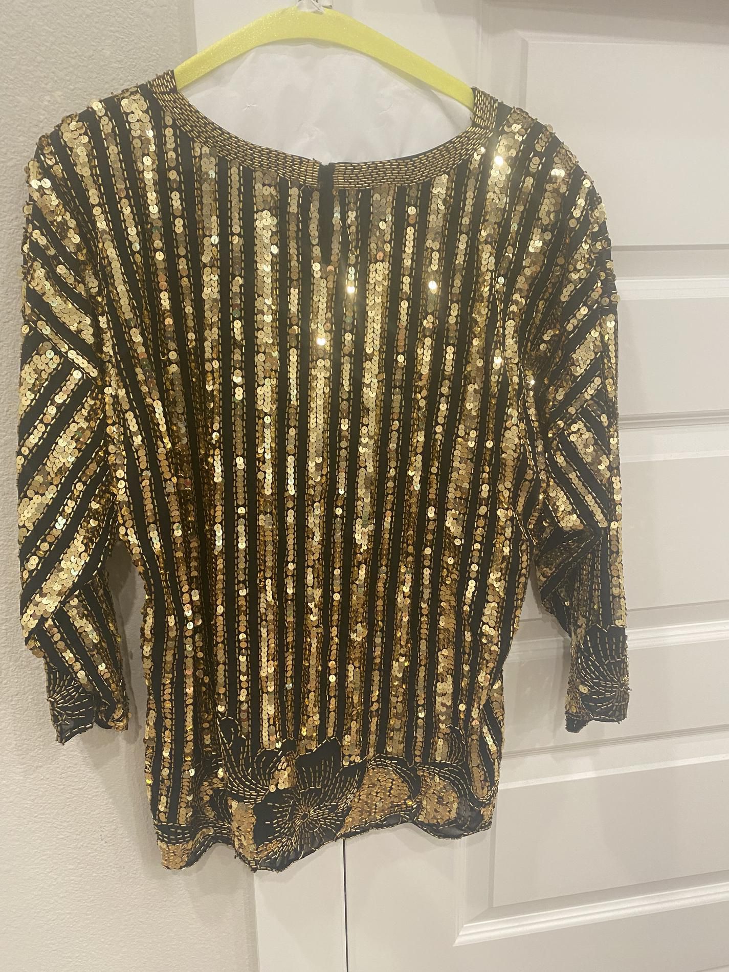 Size 10 Gold Cocktail Dress on Queenly