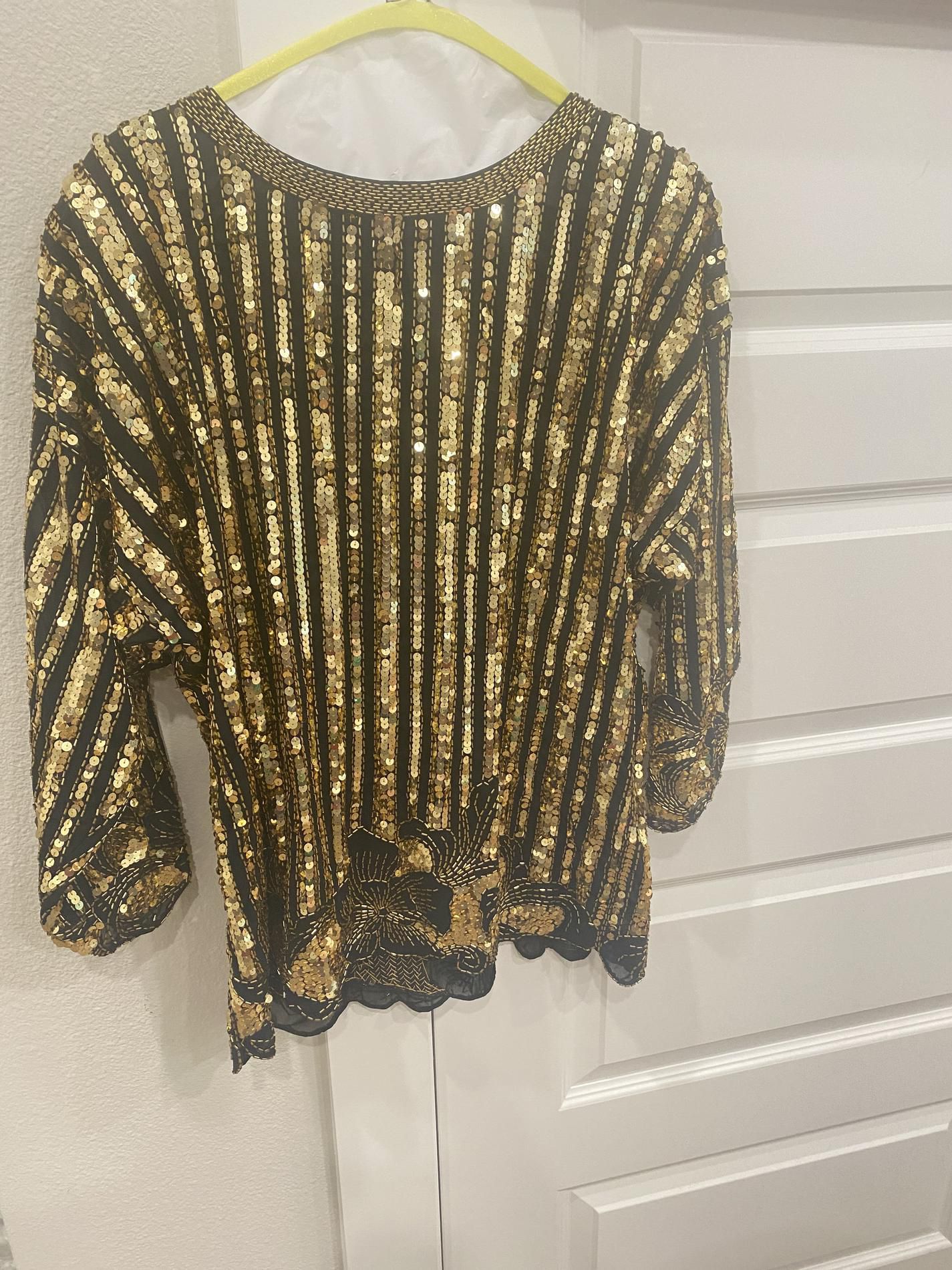 Size 10 Gold Cocktail Dress on Queenly