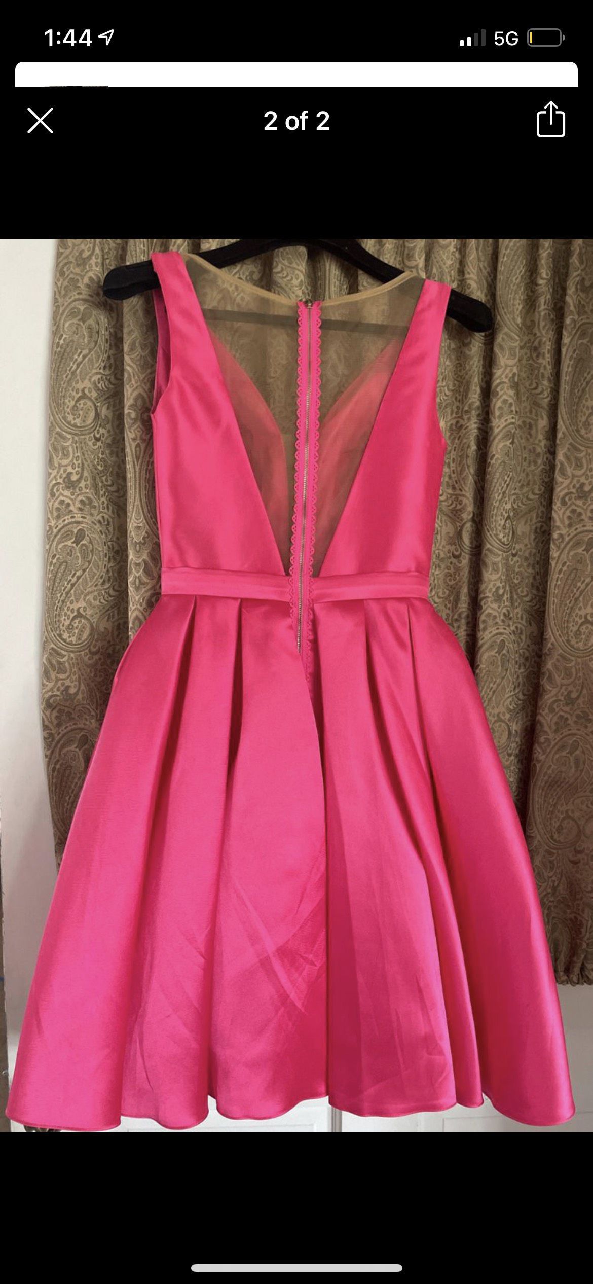 Sherri Hill Hot Pink Size 2 Flare Homecoming Cocktail Dress on Queenly