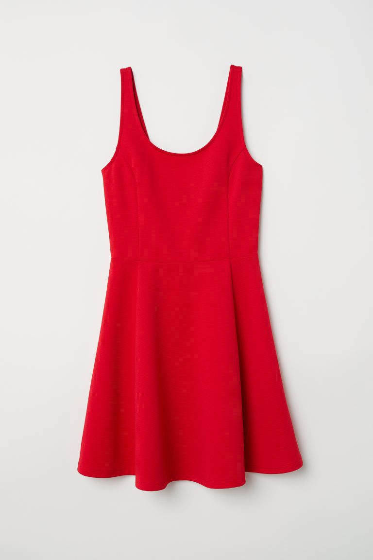 H&M Size 4 Red Cocktail Dress on Queenly