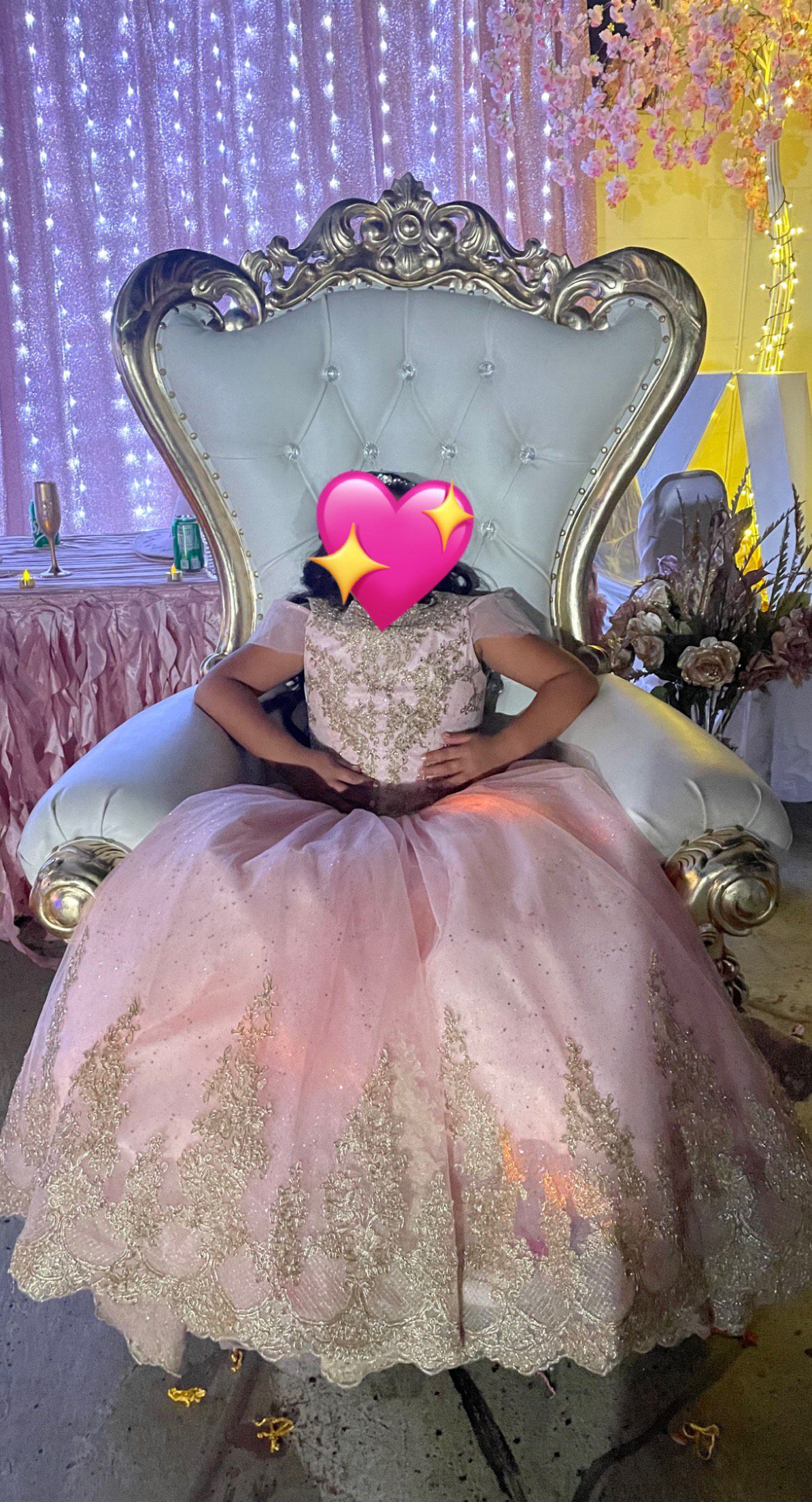 Size 12 Pink Ball Gown on Queenly