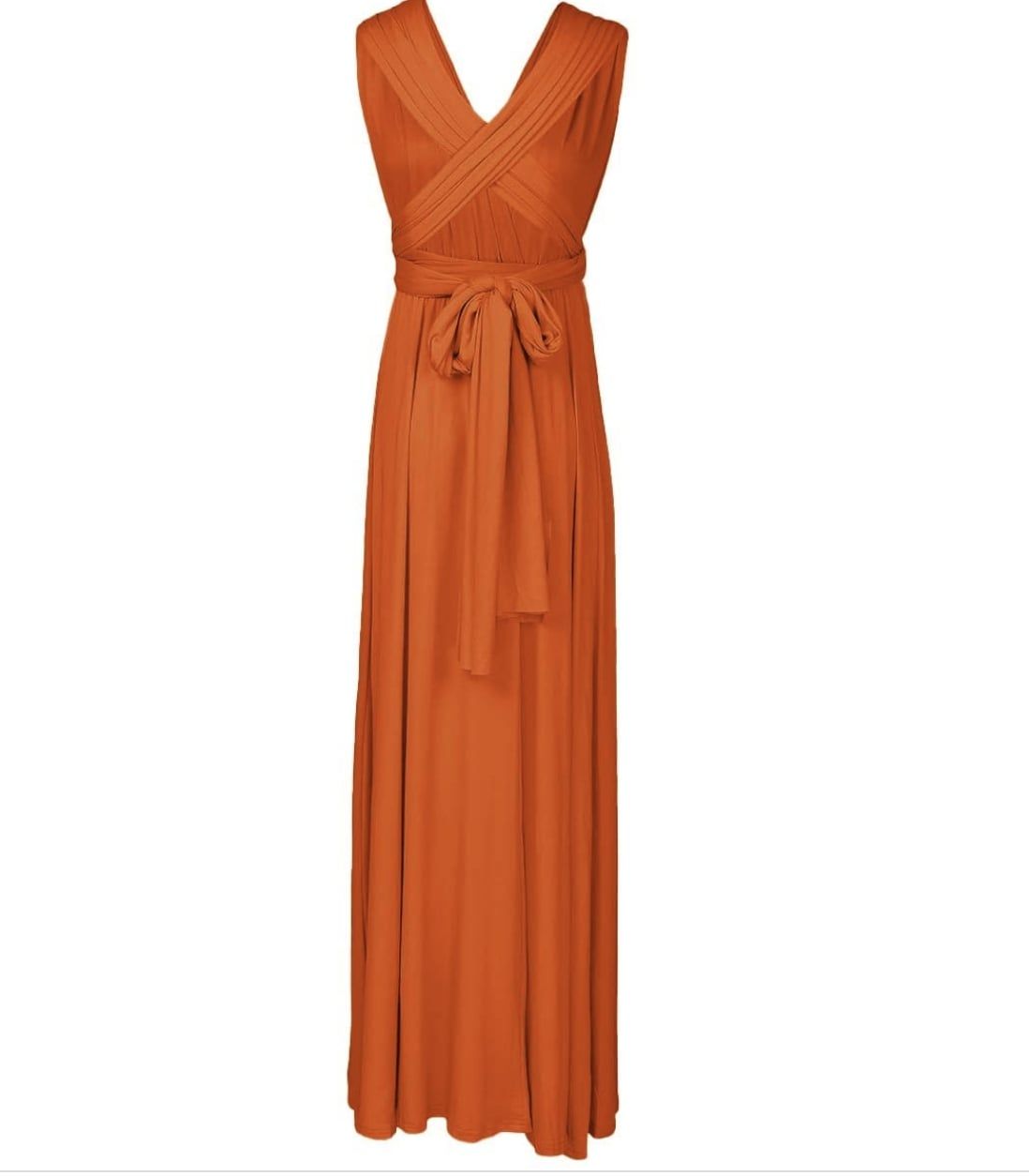 Style B073CGBPLG IWEMEK Orange Size 0 Tall Height Bridesmaid Prom Straight Dress on Queenly
