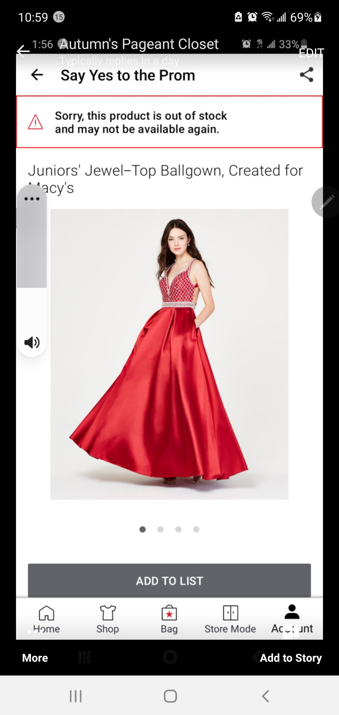 Say Yes To The Dress Size 8 Prom Red A-line Dress on Queenly