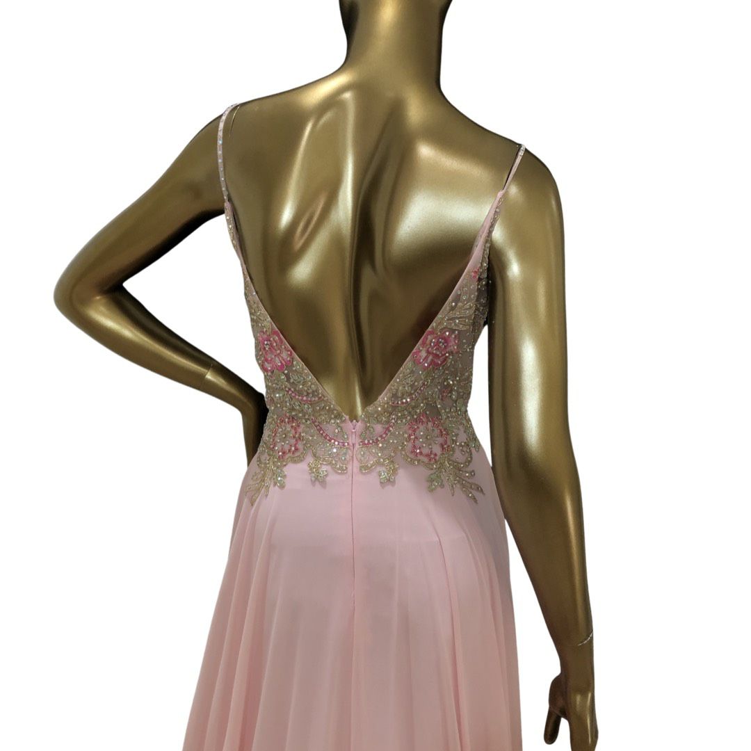 Jovani Size 2 Prom Sequined Light Pink A-line Dress on Queenly