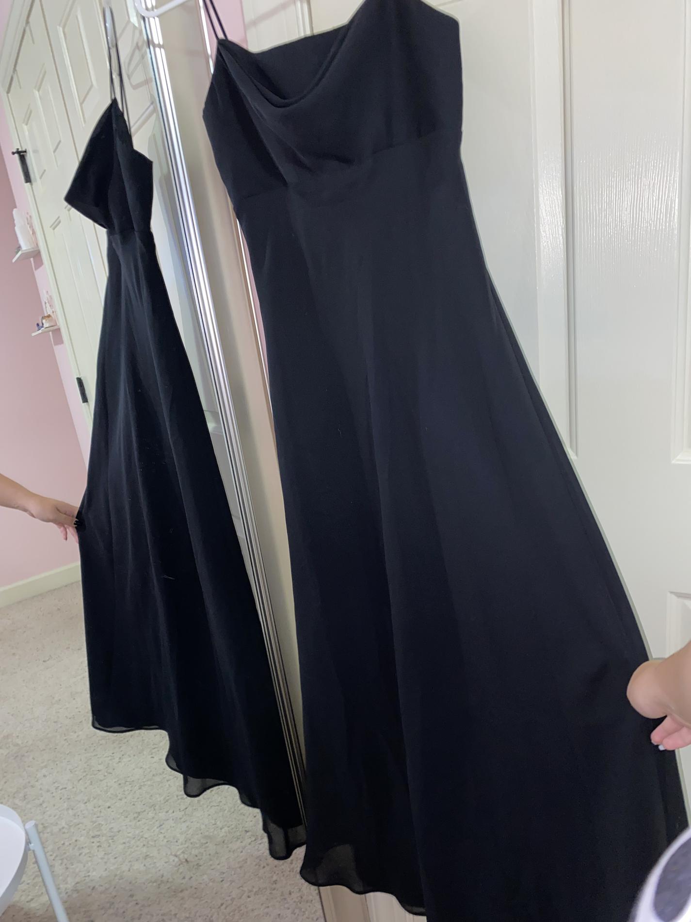 Size 4 Prom Black Floor Length Maxi on Queenly
